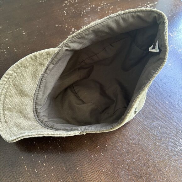 Cap With “Military” Patch & Metal Stars One Size Fits Most Hat Slip On Lined - Picture 7 of 7